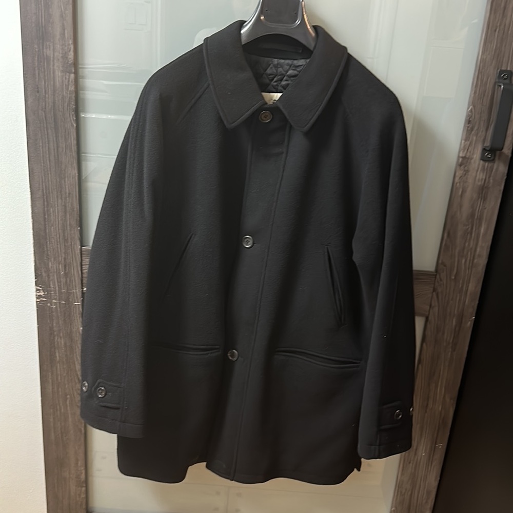 Burberry Tailored Wool & Cashmere Trench Coat SZ XXL - Picture 3 of 13